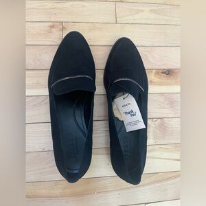 Rag & Co Black Suede Loafers Never Worn